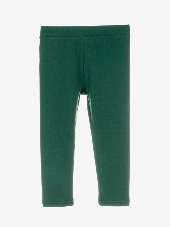 Picture of C0205 - LEGGINS IN HIGH QUALITY COTTON - GREEN/LIGHTER GREEN